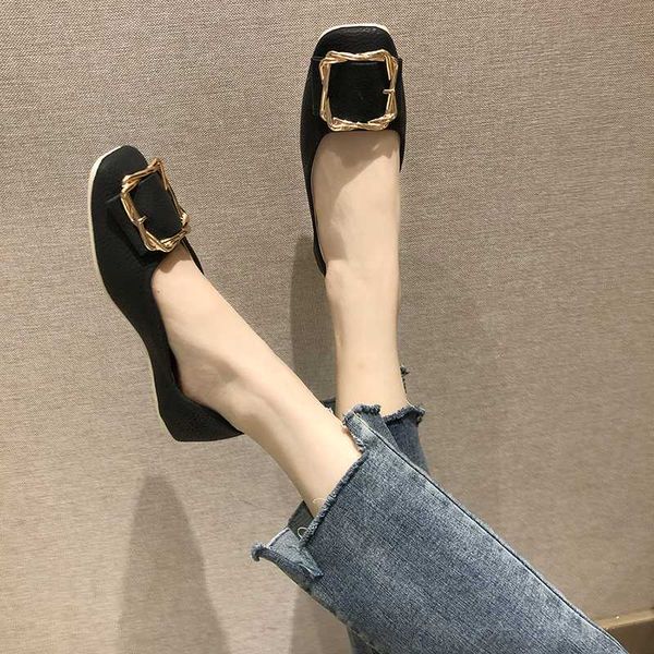 new spring women's flats fashion casual shoes women designers wild pure color flats square female leisure shoes w28-18, Black
new spring women's flats fashion casual shoes women designers wild pure color flats square female leisure shoes w28-18, Black