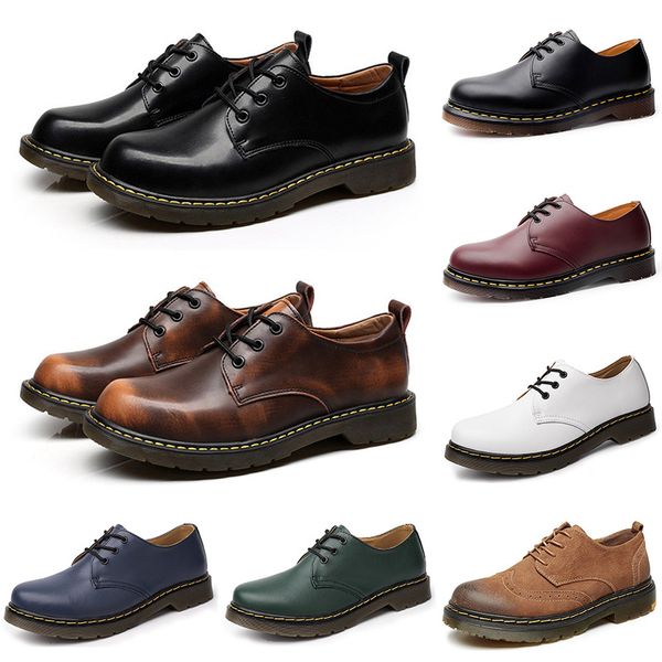 2020 new designer casual shoes men leather black white blue business fashion platform flat party mens trainers sneaker size 38-45 color7
2020 new designer casual shoes men leather black white blue business fashion platform flat party mens trainers sneaker size 38-45 color7