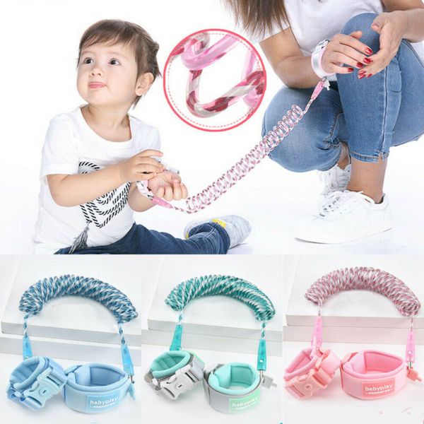 Upgrade Adjustable Anti Lost Wrist Link Toddler Leash Safety Harness Baby Strap Rope Children Walking Hand Belt Band Wristband