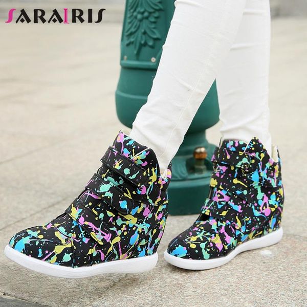 sarairis новых ins горячих дамы 2020 повседневной партия boots высота увеличение boots женщины мода отпечатки платформа лодыжка обувь женщин, Black
sarairis новых ins горячих дамы 2020 повседневной партия boots высота увеличение boots женщины мода отпечатки платформа лодыжка обувь женщин, Black