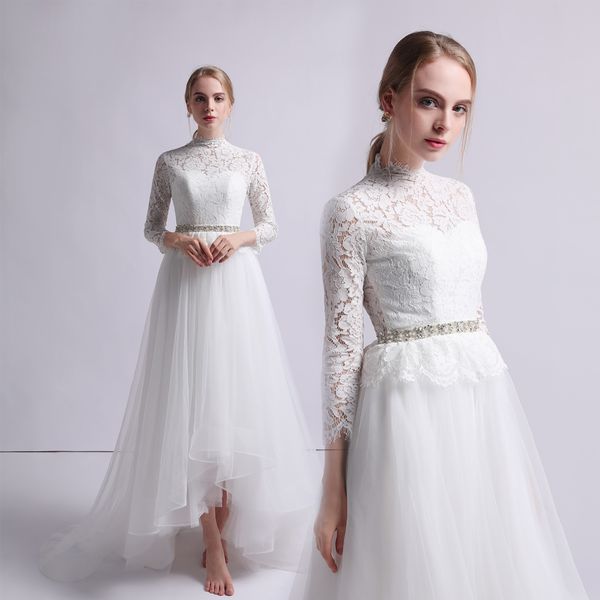высокие низкие свадебные платья с кристаллическим sash 2020 jewel шеи тюль бич свадебное платье белый слоновая кость, White
высокие низкие свадебные платья с кристаллическим sash 2020 jewel шеи тюль бич свадебное платье белый слоновая кость, White
