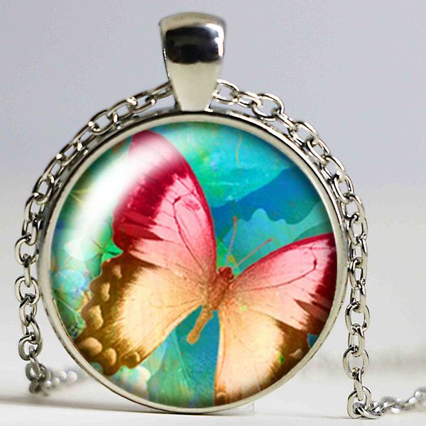 vintage flower butterfly beauty p silverbronze pendant necklace 25mm glass cabochon girl jewelry birthday, Silver
vintage flower butterfly beauty p silverbronze pendant necklace 25mm glass cabochon girl jewelry birthday, Silver