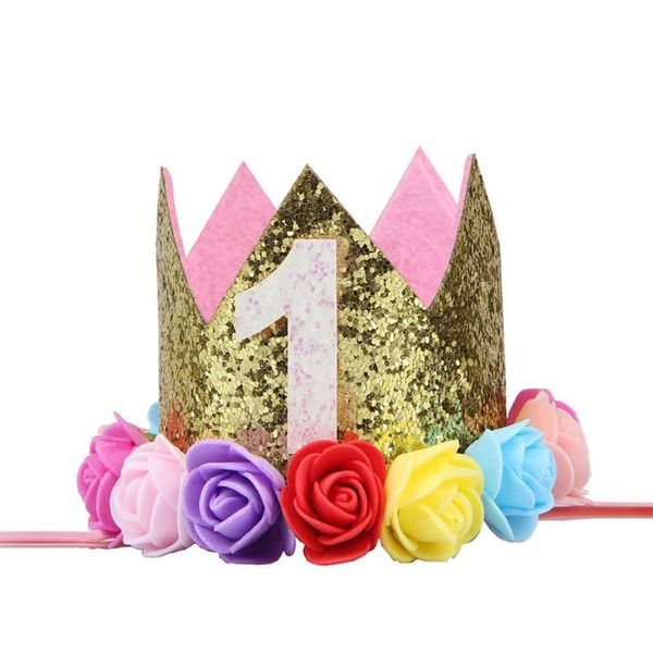 baby boy girl birthday party hat headwear elastic headband glitter number flowers crown n07
baby boy girl birthday party hat headwear elastic headband glitter number flowers crown n07