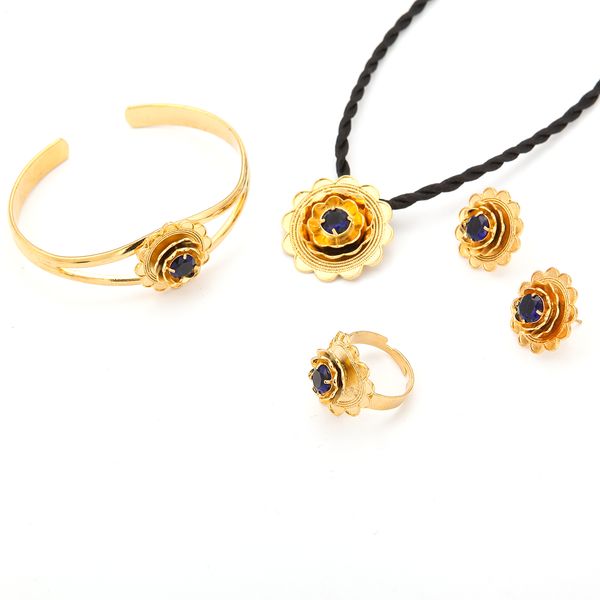 new ethiopian gold coior set jewelry flower pendant necklace bangle earrings ring set eritrean habesha africa bride, Black
new ethiopian gold coior set jewelry flower pendant necklace bangle earrings ring set eritrean habesha africa bride, Black