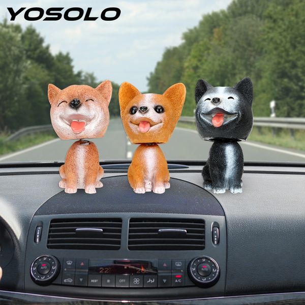 yosolo cute auto shaking head toy interior accessories bobble head doll car ornaments car dashboard nodding dog decoration
yosolo cute auto shaking head toy interior accessories bobble head doll car ornaments car dashboard nodding dog decoration