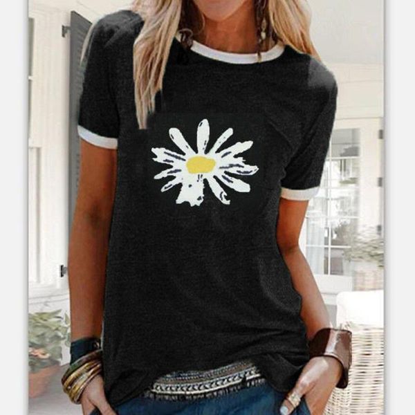 2020 women flower t-shirts lady fashion short sleeve clothes summer shirt tee o neck female ladies womens tee t-shirt, Black;blue
2020 women flower t-shirts lady fashion short sleeve clothes summer shirt tee o neck female ladies womens tee t-shirt, Black;blue