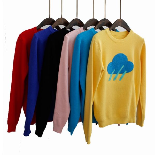 spring weather intarsia jumper rainbow crew neck thunder pullover women snowflake intarsia sweater sweet brand design knitwear, White;black
spring weather intarsia jumper rainbow crew neck thunder pullover women snowflake intarsia sweater sweet brand design knitwear, White;black