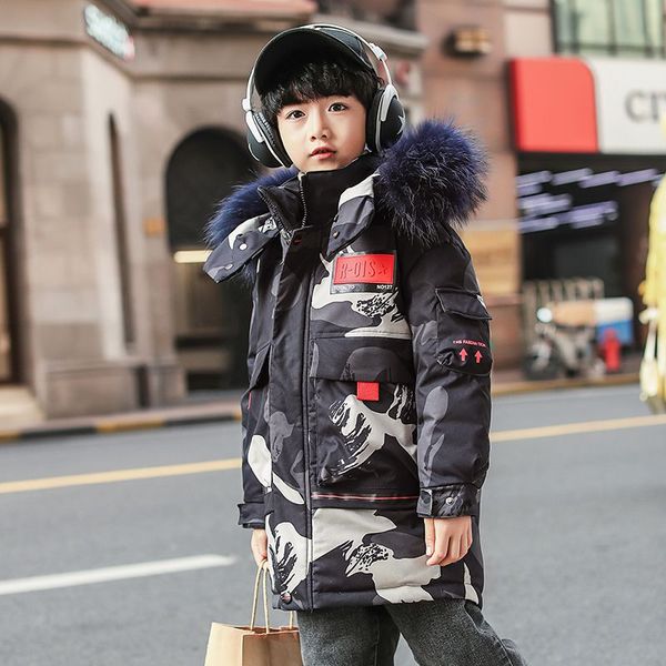 new boys 80% white duck down coats winter collar hooded outerwear coat camouflage down jackets children's thickening jacket cold winter, Blue;gray
new boys 80% white duck down coats winter collar hooded outerwear coat camouflage down jackets children's thickening jacket cold winter, Blue;gray
