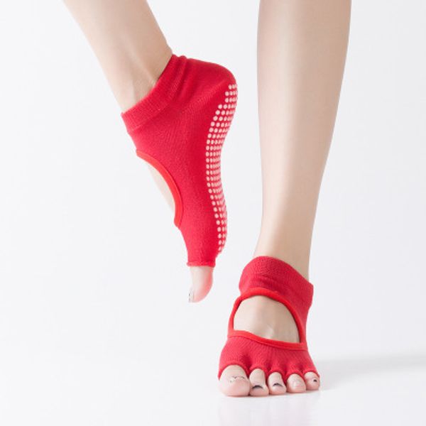 womens yoga socks fashion non-slip open-toe open-back five-finger socks new arrival womens sports socks, Black;white
womens yoga socks fashion non-slip open-toe open-back five-finger socks new arrival womens sports socks, Black;white