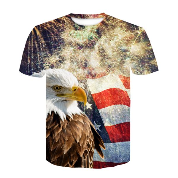 2019 new cool t-shirt men/women 3d tshirt eagle printed short sleeve summer tees t shirt fashion t shirt, White;black
2019 new cool t-shirt men/women 3d tshirt eagle printed short sleeve summer tees t shirt fashion t shirt, White;black