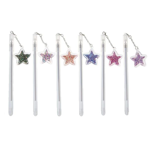 gel pen with 0.5mm point cartridge pen chain decor black ink shinny pentagram embellishment stationery supplies for school kits
gel pen with 0.5mm point cartridge pen chain decor black ink shinny pentagram embellishment stationery supplies for school kits