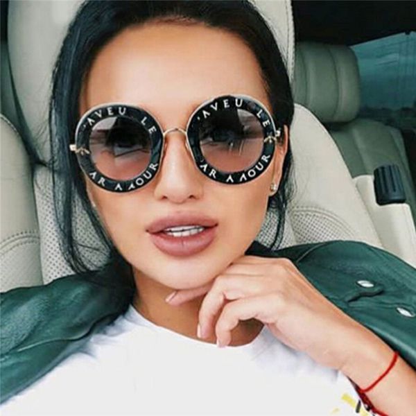 fashion round sunglasses women brand designer vintage gradient shades sun glasses plastic frame uv400 oculos feminino
fashion round sunglasses women brand designer vintage gradient shades sun glasses plastic frame uv400 oculos feminino