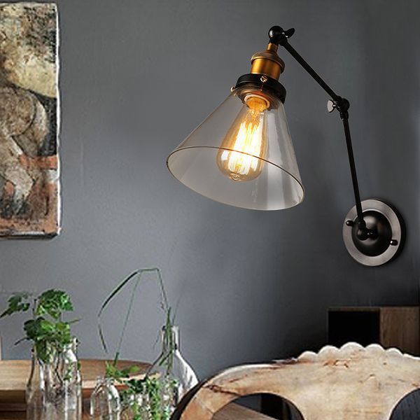 loft industrial retro rh designer's lamp style titan double-section wall lamp-bedside wall lamp in conical bedroom
loft industrial retro rh designer's lamp style titan double-section wall lamp-bedside wall lamp in conical bedroom