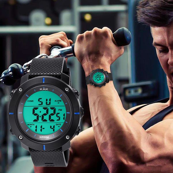 outdoor sport multifunction digital watch luminous waterproof electronic watch with large dial k2, Slivery;brown
outdoor sport multifunction digital watch luminous waterproof electronic watch with large dial k2, Slivery;brown