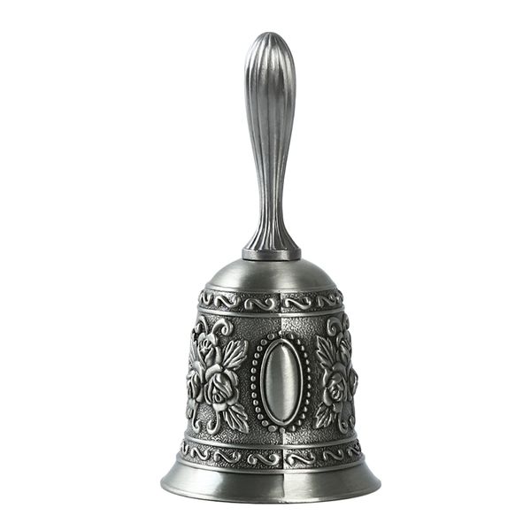 zinc alloy rose pattern dinner l hand bell christmas gifts calls bell bar counter dining hall table bell
zinc alloy rose pattern dinner l hand bell christmas gifts calls bell bar counter dining hall table bell