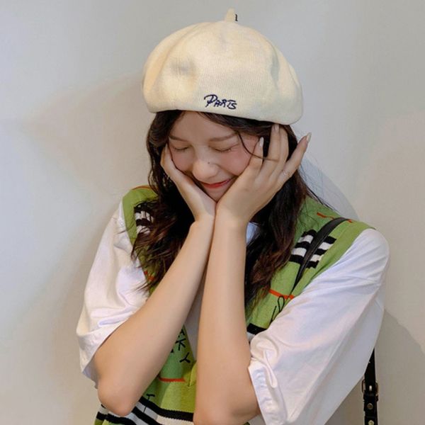 lady lovely girls wool-like hat kawaii korean style women caps british retro casual pumpkin hat, Blue;gray
lady lovely girls wool-like hat kawaii korean style women caps british retro casual pumpkin hat, Blue;gray