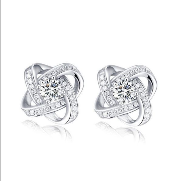 s925 sterling silver four leaved earrings 1 pair simple for women sell new fashion, Golden
s925 sterling silver four leaved earrings 1 pair simple for women sell new fashion, Golden