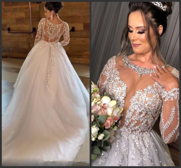 ball gown long sleeve muslim wedding dresses crystal vestito da sposa wedding dress vintage wedding gowns abito da sposa, White
ball gown long sleeve muslim wedding dresses crystal vestito da sposa wedding dress vintage wedding gowns abito da sposa, White
