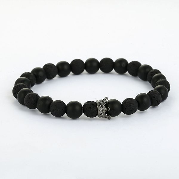 2019 adjustable natural stone beads bracelets lucky charm 8mm white turquoisevolcano crown 8 mm couple bracelets for men women, Black
2019 adjustable natural stone beads bracelets lucky charm 8mm white turquoisevolcano crown 8 mm couple bracelets for men women, Black