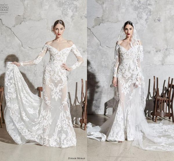 zuhair murad lace wedding dresses with long sleeve 2020 modern applique mermaid off shoulder beach garden civil bride wedding gown, White
zuhair murad lace wedding dresses with long sleeve 2020 modern applique mermaid off shoulder beach garden civil bride wedding gown, White