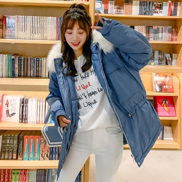 2019 new warm thicken big fur collar ladies short coats parka womens jackets fashion loose women winter jacket cotton padded, Black
2019 new warm thicken big fur collar ladies short coats parka womens jackets fashion loose women winter jacket cotton padded, Black