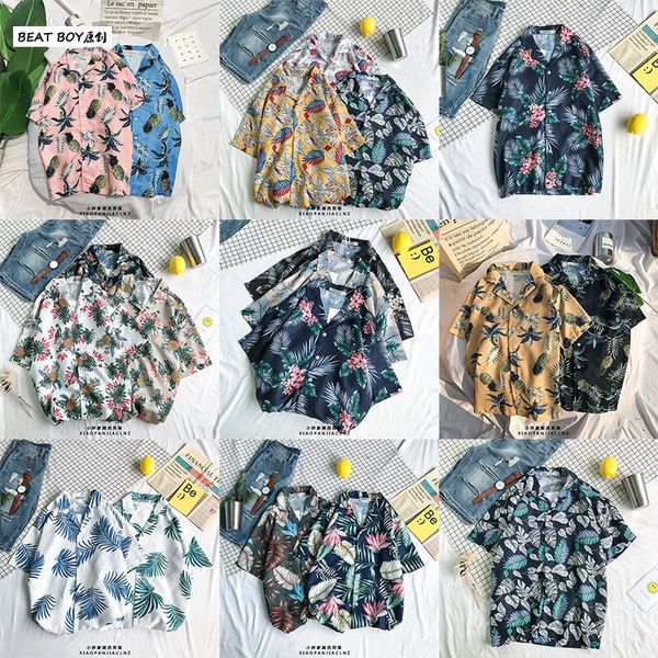 summer beach style short-sleeved shirt male tide brand half-sleeved shirt loose flower seaside holiday short-sleeved, White;black
summer beach style short-sleeved shirt male tide brand half-sleeved shirt loose flower seaside holiday short-sleeved, White;black
