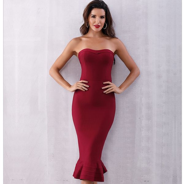 new style evening dress slim bra evening dress european and american style evening dress, Black;red
new style evening dress slim bra evening dress european and american style evening dress, Black;red