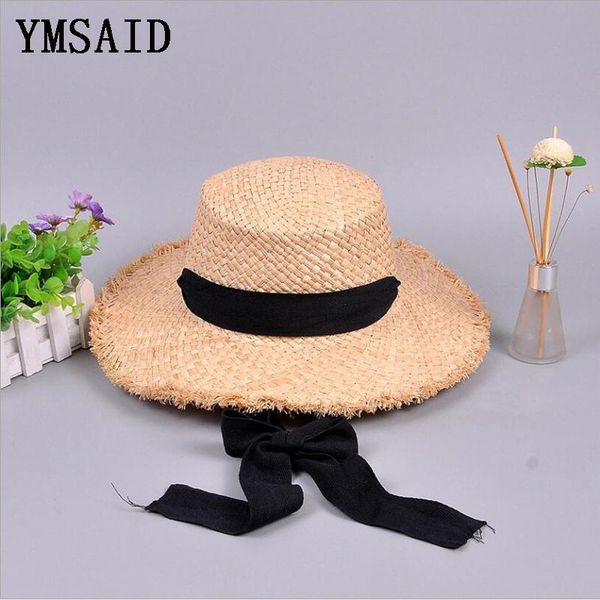 ymsaid fashion women summer hats large raffia straw hat lace ribbon lace-beach caps fashion ladies floppy panama sun hat, Blue;gray
ymsaid fashion women summer hats large raffia straw hat lace ribbon lace-beach caps fashion ladies floppy panama sun hat, Blue;gray