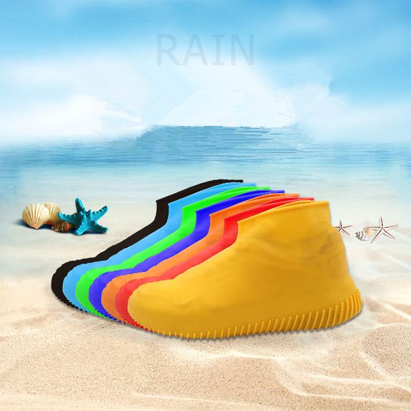 8styles Silicone Anti-Skid Rain Shoes Boots Waterproof Raincoat Cover Water Playing Shoes Overshoes Anti-slip Beach Raining socks FFA1970
8styles Silicone Anti-Skid Rain Shoes Boots Waterproof Raincoat Cover Water Playing Shoes Overshoes Anti-slip Beach Raining socks FFA1970