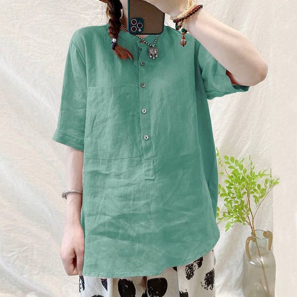 elegant summer shirts women's button down blouses 2020 zanzea casual short sleeve blusas female o neck solid tunic plus size top, White
elegant summer shirts women's button down blouses 2020 zanzea casual short sleeve blusas female o neck solid tunic plus size top, White