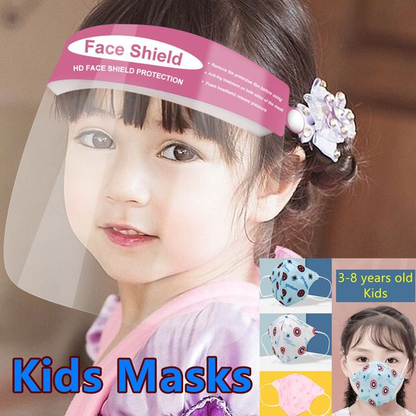 dhl kids mask protective full face shield masks protect pet child face cover anti droplets fog splash dust protect eyes and face 50pcs
dhl kids mask protective full face shield masks protect pet child face cover anti droplets fog splash dust protect eyes and face 50pcs
