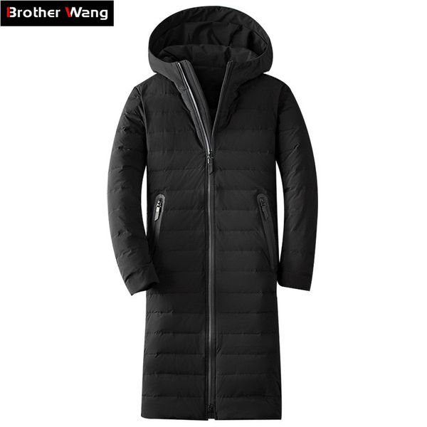 2019 winter new men's x-long white duck down jacket hooded thickening fashion casual jackets and coats male brand clothing, Black
2019 winter new men's x-long white duck down jacket hooded thickening fashion casual jackets and coats male brand clothing, Black