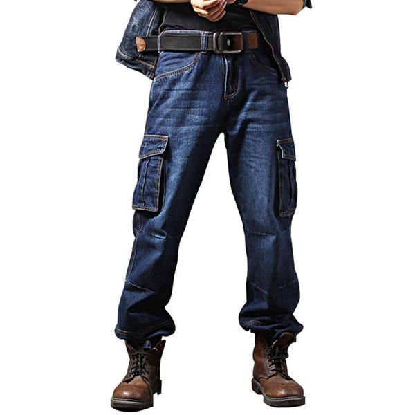 men's jeans moruancle mens casual cargo pants with multi pockets tactical denim trousers for male workwear plus size 30-40, Blue
men's jeans moruancle mens casual cargo pants with multi pockets tactical denim trousers for male workwear plus size 30-40, Blue