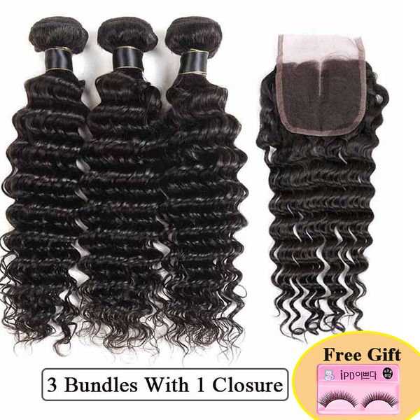 peruvian deep wave lace closure 9a peruvian virgin hair 3 pcs deep wave bundles with closure drop shipping hair wefts with weaves closure, Black
peruvian deep wave lace closure 9a peruvian virgin hair 3 pcs deep wave bundles with closure drop shipping hair wefts with weaves closure, Black