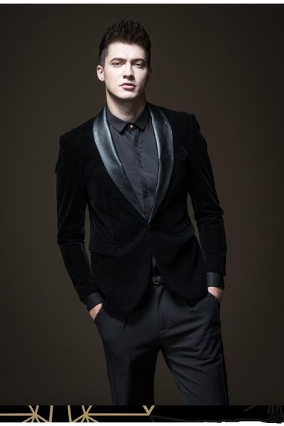 shawl lapel wedding tuxedos slim fit suits for men groomsmen suit two pieces prom formal suits (jacket+pants+tie) 334, Black;gray
shawl lapel wedding tuxedos slim fit suits for men groomsmen suit two pieces prom formal suits (jacket+pants+tie) 334, Black;gray