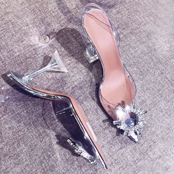 pvc transparent crystal shoes 2019 summer new pointed toe strange heel slingbacks formal ladies bling bling party shoes, Black
pvc transparent crystal shoes 2019 summer new pointed toe strange heel slingbacks formal ladies bling bling party shoes, Black