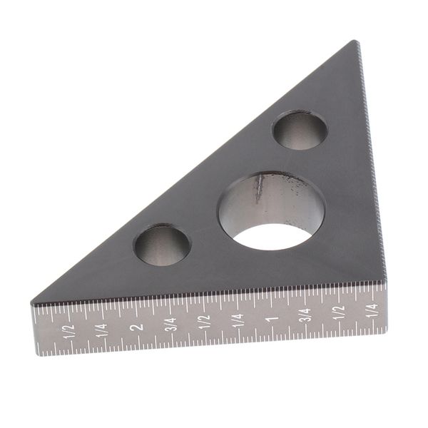 2x woodworking triangle ruler aluminum alloy metric height ruler square ruler, 45 degree
2x woodworking triangle ruler aluminum alloy metric height ruler square ruler, 45 degree