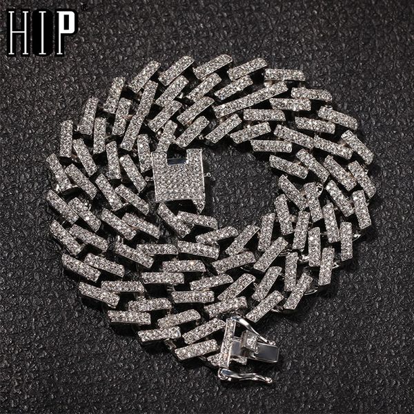 hip hop bling iced out crystal 15mm cuban paved rhinestone miami zircon men's necklaces for men jewelry 16/18/20/24inch, Silver
hip hop bling iced out crystal 15mm cuban paved rhinestone miami zircon men's necklaces for men jewelry 16/18/20/24inch, Silver