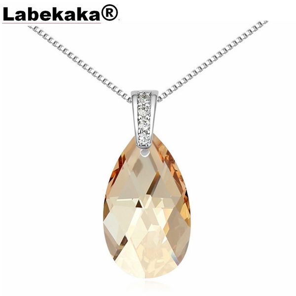 labekaka austrian crystal water drop necklace crystal from swarovski women fashion jewelry wedding jewelry for brides, Silver
labekaka austrian crystal water drop necklace crystal from swarovski women fashion jewelry wedding jewelry for brides, Silver