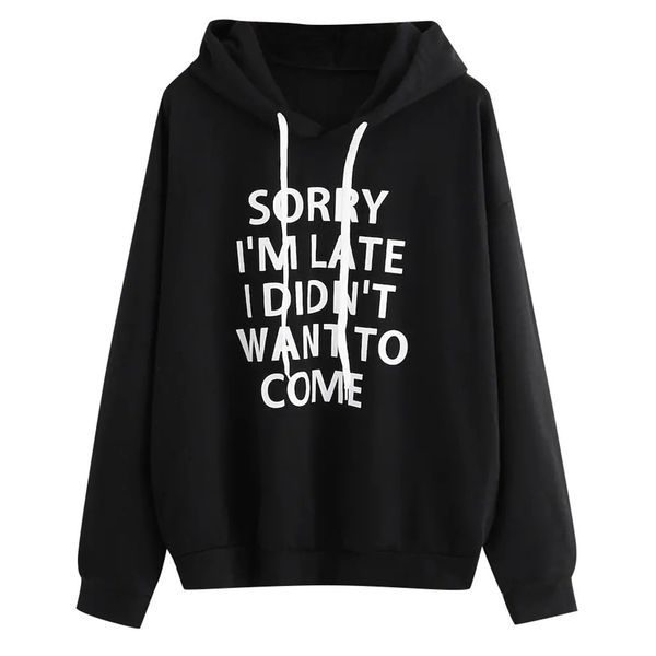 jaycosin hoodies women leisure letter printed long sleeve hooded womens pullover soft cotton korean style ladies sweatshirts 29 y200107, Black
jaycosin hoodies women leisure letter printed long sleeve hooded womens pullover soft cotton korean style ladies sweatshirts 29 y200107, Black