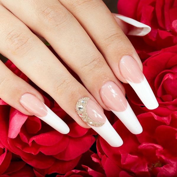 500 pcs nail tips diy art breathable professional for nail salon women lady, Red;gold
500 pcs nail tips diy art breathable professional for nail salon women lady, Red;gold