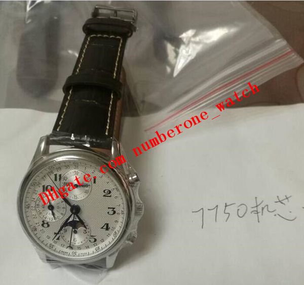 Latest Version Luxury Watch Collection Moonphase 7750 Movement Men's Watch L2.673.4.51.6 Automatic Leather Strap Fashion Men's Watches
Latest Version Luxury Watch Collection Moonphase 7750 Movement Men's Watch L2.673.4.51.6 Automatic Leather Strap Fashion Men's Watches
