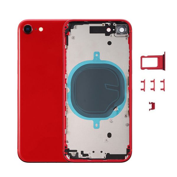 для iphone 8 8 plus задняя крышка батарейного отсека дверь с корпусом рамы замена шасси бесплатная доставка dhl