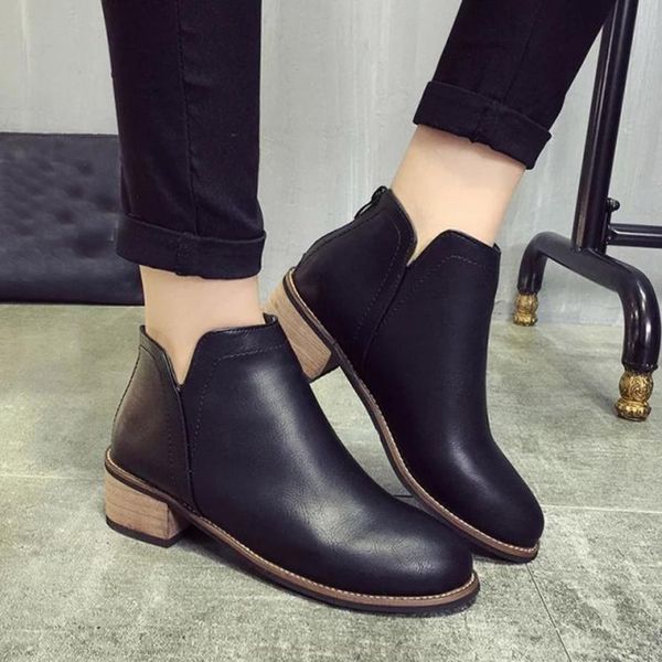 winter women short boots fashion women boots scrub thick high heel lady ankle solid shoes sapato feminino, Black
winter women short boots fashion women boots scrub thick high heel lady ankle solid shoes sapato feminino, Black