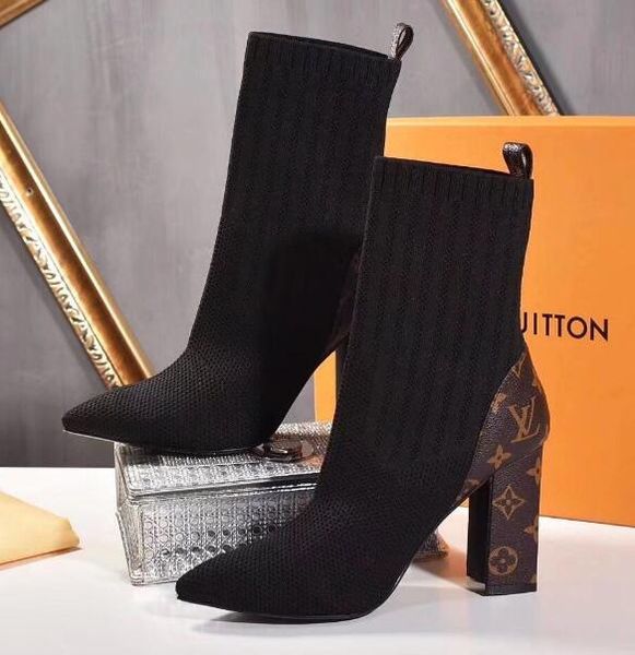 new38 lady zzlv quality casual knitting sock boots men high-end fashion casual mesh heel shoes women design shoes, Black
new38 lady zzlv quality casual knitting sock boots men high-end fashion casual mesh heel shoes women design shoes, Black