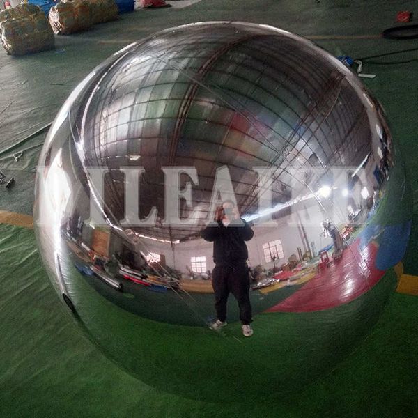 1.5m Inflatable Floating Mirror Balloon,pvc Inflatable Mirror Ball For Advertising/christmas / Halloween / Bar / Birthday Party