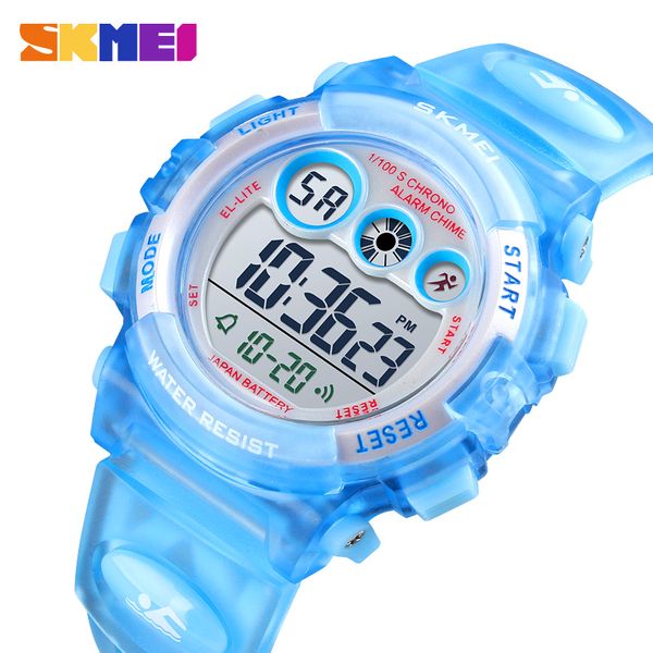 fashion kid watch brand skmei children's watches girl casual dress bracelet satch digital boy's wristwatch alarm clock, Blue
fashion kid watch brand skmei children's watches girl casual dress bracelet satch digital boy's wristwatch alarm clock, Blue