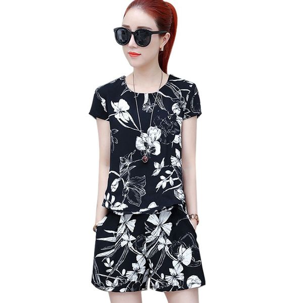 fashion floral print two piece set summer o-neck outfits for women casual loose two piece set women sets plus size 2019 new, White
fashion floral print two piece set summer o-neck outfits for women casual loose two piece set women sets plus size 2019 new, White