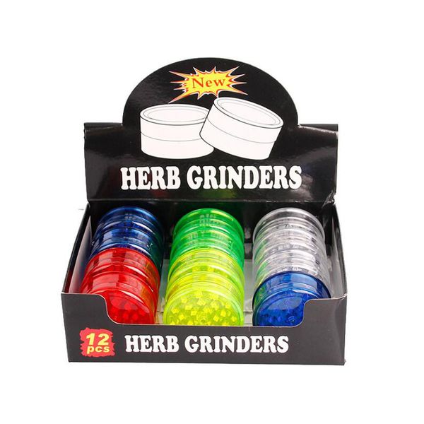New Hot-selling Plastic Smoke Grinder 60mm Flat-plate Three-layer Tobacco Grinder Smoke Crusher Accessories 12pcs/box
New Hot-selling Plastic Smoke Grinder 60mm Flat-plate Three-layer Tobacco Grinder Smoke Crusher Accessories 12pcs/box