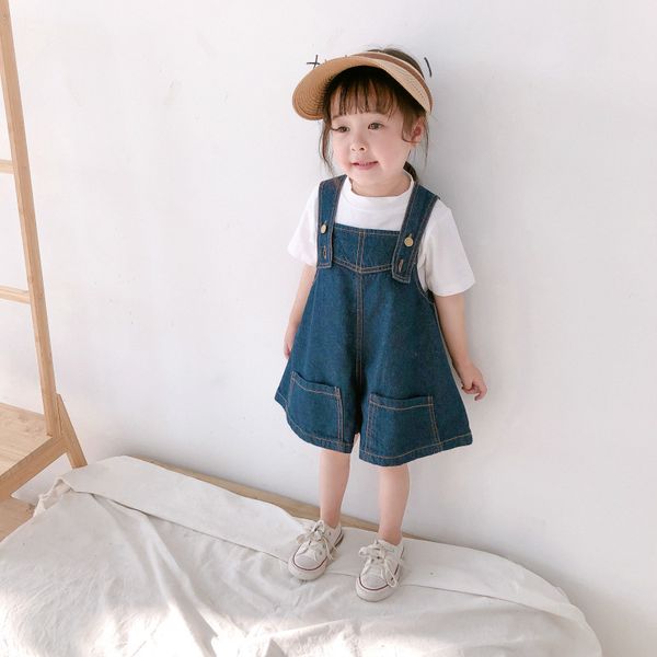 2019 summer new baby girls denim overalls korean style kids clothes trumpet braces jeans jumpsuits children skirt trousers, Blue
2019 summer new baby girls denim overalls korean style kids clothes trumpet braces jeans jumpsuits children skirt trousers, Blue